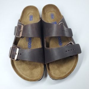 Birkenstock Arizona Habana Brown Leather Sandals